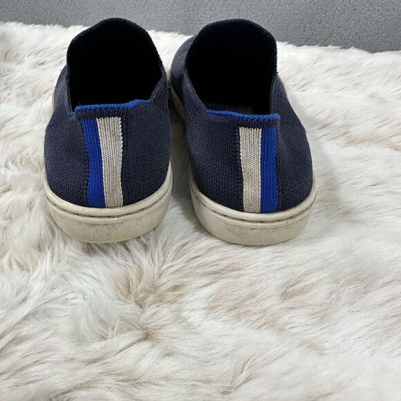 Rothy’s Sneakers Kids 2 Navy Blue Slip On Casual - Picture 6 of 9
